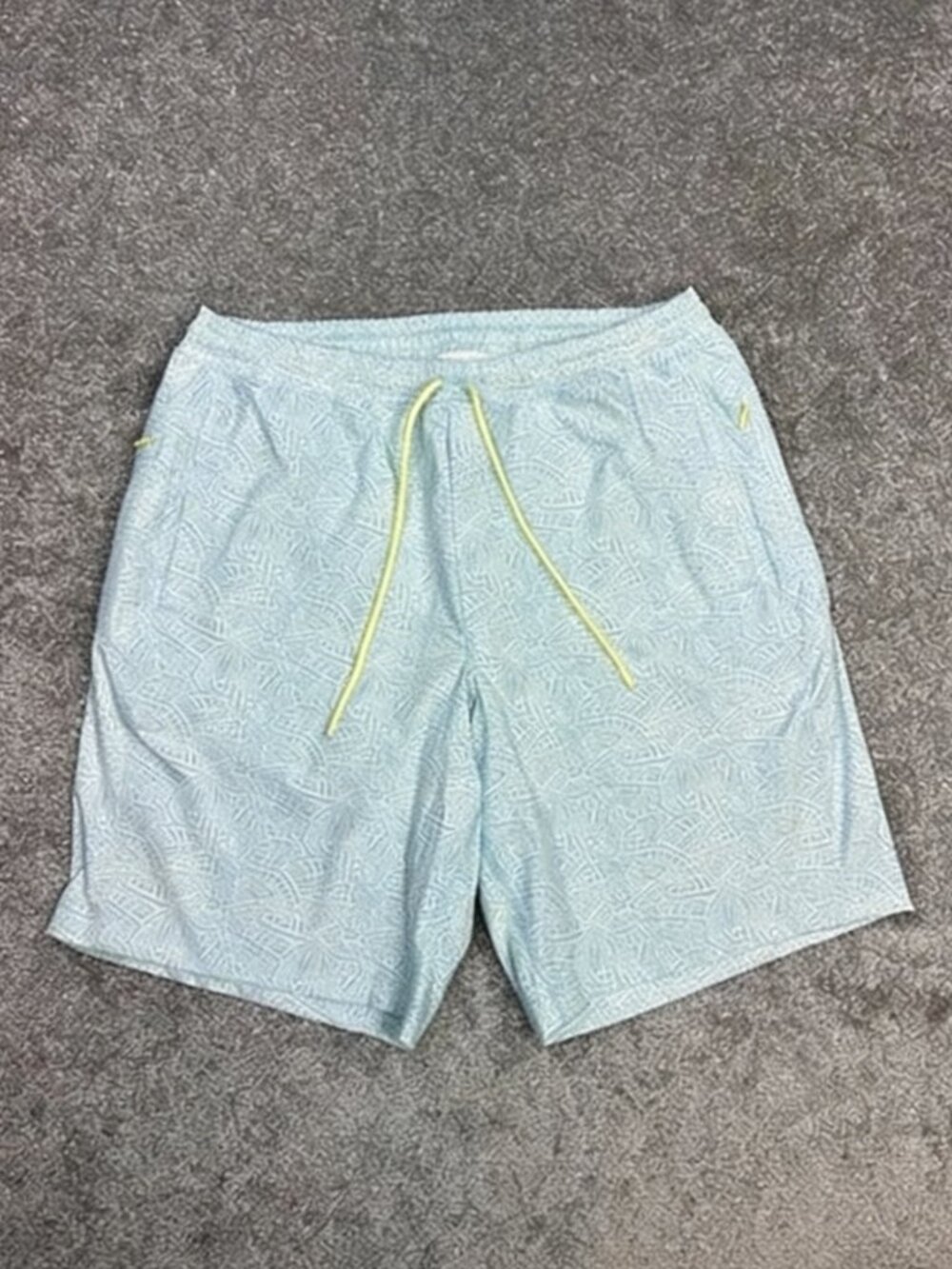 Birddogs Brad Schittz Swimwear Mens Large Blue Stretch Bathing Suit Outdoor